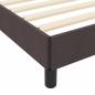 Preview: Boxspringbett Sonstiges Dunkelbraun 90 x 190 cm Stoff