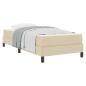 Preview: Boxspringbett Sonstiges Creme 90 x 190 cm Stoff