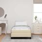 Preview: Boxspringbett Sonstiges Creme 90 x 190 cm Stoff