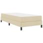 Preview: Boxspringbett Sonstiges Creme 90 x 190 cm Stoff