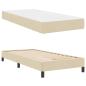 Preview: Boxspringbett Sonstiges Creme 90 x 190 cm Stoff