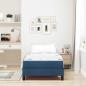 Preview: Boxspringbett Sonstiges Blau 90 x 190 cm Stoff