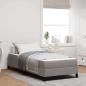 Preview: ARDEBO.de - Boxspringbett Sonstiges Taupe 90 x 200 cm Stoff