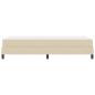 Preview: Boxspringbett Sonstiges Creme 90 x 200 cm Stoff