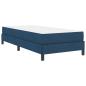 Preview: Boxspringbett Sonstiges Blau 90 x 200 cm Stoff
