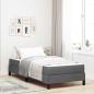 Preview: ARDEBO.de - Boxspringbett Sonstiges Dunkelgrau 100 x 200 cm Stoff