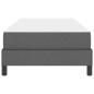 Preview: Boxspringbett Sonstiges Dunkelgrau 100 x 200 cm Stoff