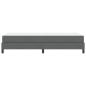 Preview: Boxspringbett Sonstiges Dunkelgrau 100 x 200 cm Stoff