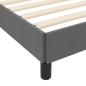 Preview: Boxspringbett Sonstiges Dunkelgrau 100 x 200 cm Stoff