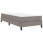 Preview: Boxspringbett Sonstiges Taupe 100 x 200 cm Stoff