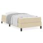 Preview: Boxspringbett Sonstiges Creme 100 x 200 cm Stoff