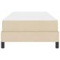 Preview: Boxspringbett Sonstiges Creme 100 x 200 cm Stoff