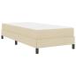 Preview: Boxspringbett Sonstiges Creme 100 x 200 cm Stoff