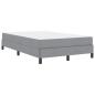 Preview: Boxspringbett Sonstiges Hellgrau 120 x 190 cm Stoff