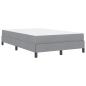 Preview: Boxspringbett Sonstiges Hellgrau 120 x 190 cm Stoff