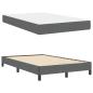 Preview: Boxspringbett Sonstiges Dunkelgrau 120 x 190 cm Stoff