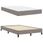 Preview: Boxspringbett Sonstiges Taupe 120 x 190 cm Stoff