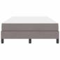Preview: Boxspringbett Sonstiges Taupe 120 x 190 cm Stoff