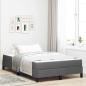 Preview: ARDEBO.de - Boxspringbett Sonstiges Dunkelgrau 120 x 200 cm Stoff