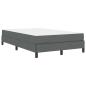 Preview: Boxspringbett Sonstiges Dunkelgrau 120 x 200 cm Stoff
