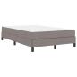 Preview: Boxspringbett Sonstiges Taupe 120 x 200 cm Stoff