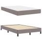 Preview: Boxspringbett Sonstiges Taupe 120 x 200 cm Stoff