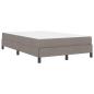 Preview: Boxspringbett Sonstiges Taupe 120 x 200 cm Stoff