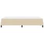 Preview: Boxspringbett Sonstiges Creme 120 x 200 cm Stoff