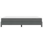 Preview: Boxspringbett Sonstiges Dunkelgrau 140 x 190 cm Stoff