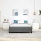 Preview: Boxspringbett Sonstiges Dunkelgrau 140 x 200 cm Stoff