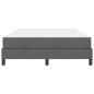 Preview: Boxspringbett Sonstiges Dunkelgrau 140 x 200 cm Stoff