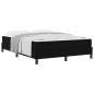 Preview: Boxspringbett Sonstiges Schwarz 140 x 200 cm Stoff