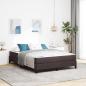 Preview: ARDEBO.de - Boxspringbett Sonstiges Dunkelbraun 140 x 200 cm Stoff