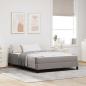 Preview: ARDEBO.de - Boxspringbett Sonstiges Taupe 160 x 200 cm Stoff