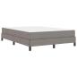 Preview: Boxspringbett Sonstiges Taupe 160 x 200 cm Stoff