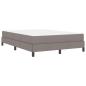 Preview: Boxspringbett Sonstiges Taupe 160 x 200 cm Stoff