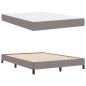 Preview: Boxspringbett Sonstiges Taupe 160 x 200 cm Stoff