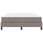 Preview: Boxspringbett Sonstiges Taupe 160 x 200 cm Stoff