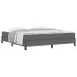 Preview: Boxspringbett Sonstiges Dunkelgrau 180 x 200 cm Stoff