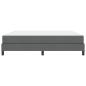 Preview: Boxspringbett Sonstiges Dunkelgrau 180 x 200 cm Stoff