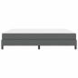Preview: Boxspringbett Sonstiges Dunkelgrau 180 x 200 cm Stoff