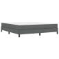Preview: Boxspringbett Sonstiges Dunkelgrau 180 x 200 cm Stoff