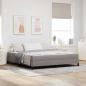 Preview: ARDEBO.de - Boxspringbett Sonstiges Taupe 180 x 200 cm Stoff