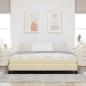 Preview: Boxspringbett Sonstiges Creme 180 x 200 cm Stoff