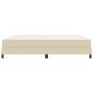 Preview: Boxspringbett Sonstiges Creme 180 x 200 cm Stoff