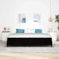 Preview: Boxspringbett Sonstiges Schwarz 200 x 200 cm Stoff