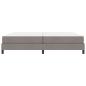 Preview: Boxspringbett Sonstiges Taupe 200 x 200 cm Stoff