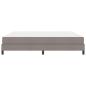 Preview: Boxspringbett Sonstiges Taupe 200 x 200 cm Stoff