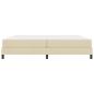 Preview: Boxspringbett Sonstiges Creme 200 x 200 cm Stoff