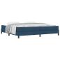 Preview: Boxspringbett Sonstiges Blau 200 x 200 cm Stoff